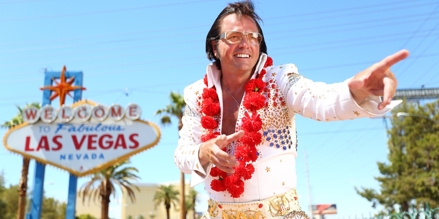 Ein Elvis-Imitator begrüßt die Gäste in Las Vegas (Shuttersock.com - Maridav)