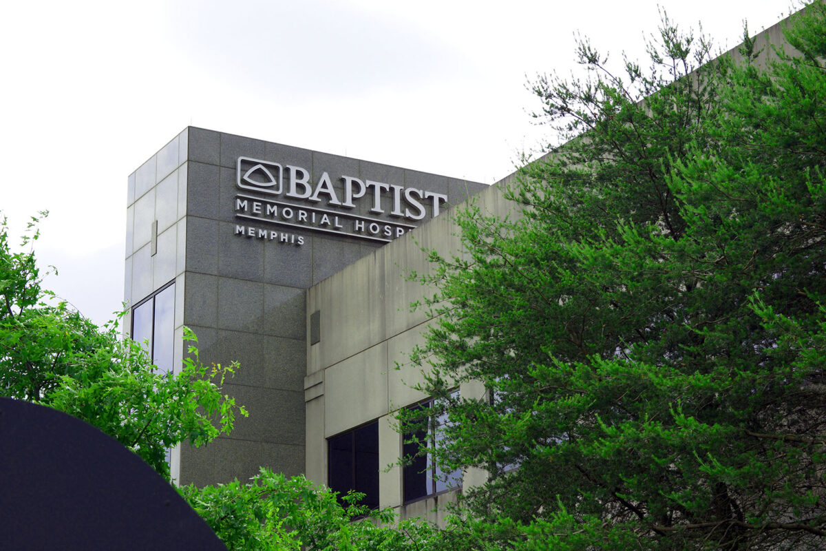 Das heutige Baptist Memorial Hospital zählt auch weiterhin zu den modernsten Medizineinrichtungen der Stadt Memphis