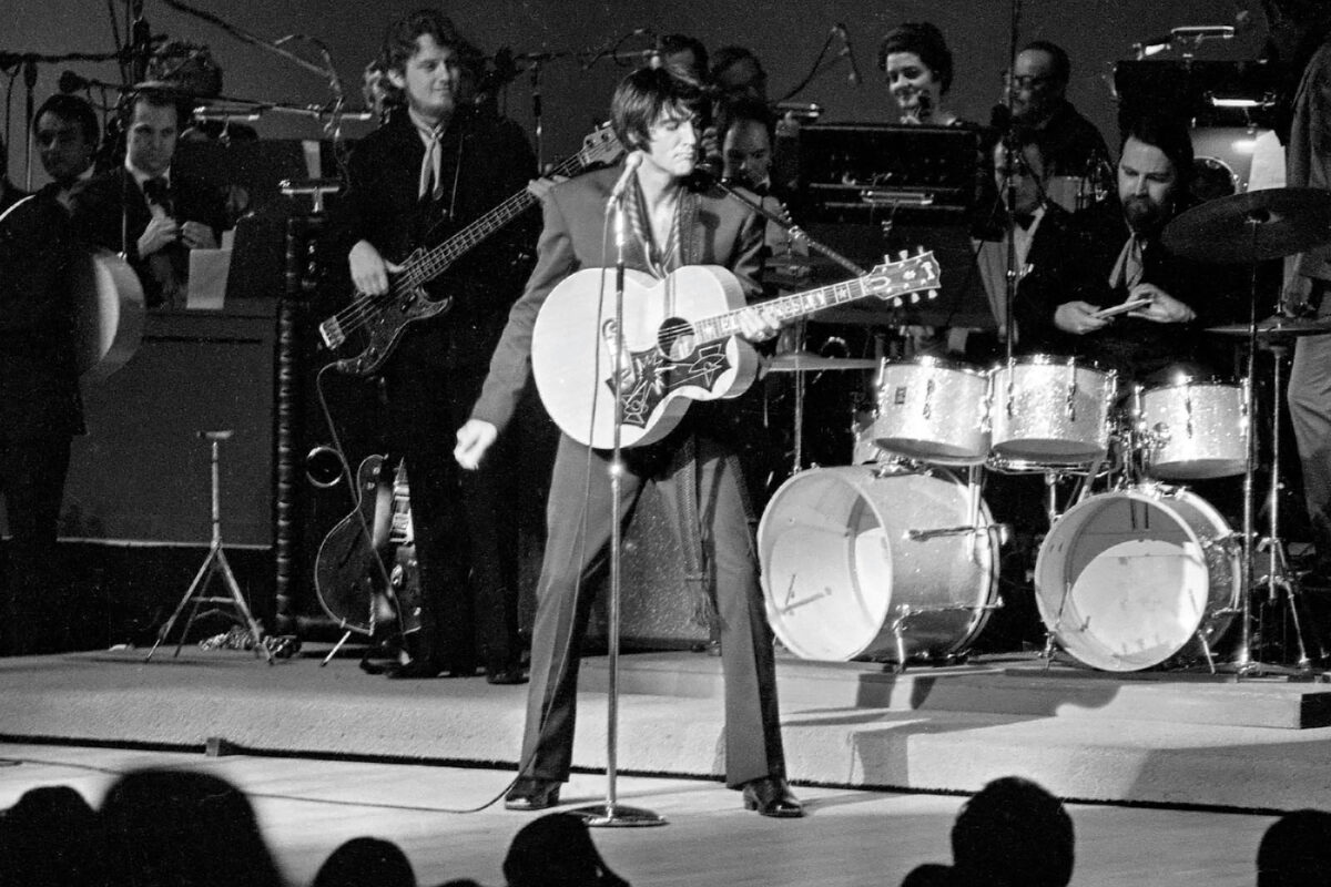 Elvis On Stage im International Hotel, Las Vegas im Jahr 1969