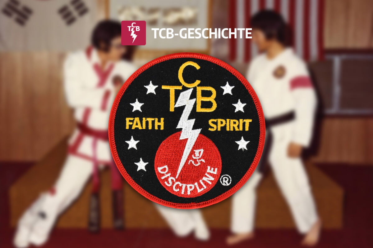 TCB-Zeichen als Aufnäher für den Karateanzug von Elvis